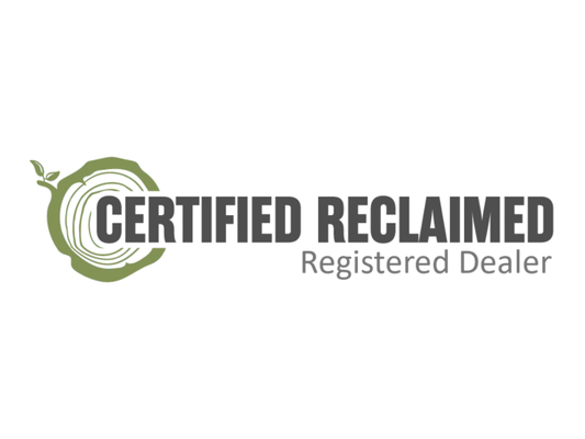 Proud to be a Certified Reclaimed Registered Dealer