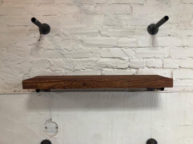 30" Reclaimed Barn Wood Shelf - 2x8