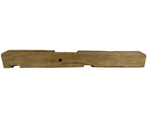 Hand Hewn Beam Fireplace Mantel - 6"H x 7"D x 60"L