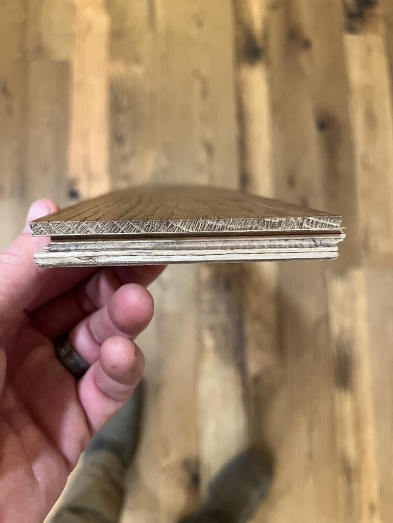 Reclaimed Kentucky Race Horse Fence Plank Engineered Flooring