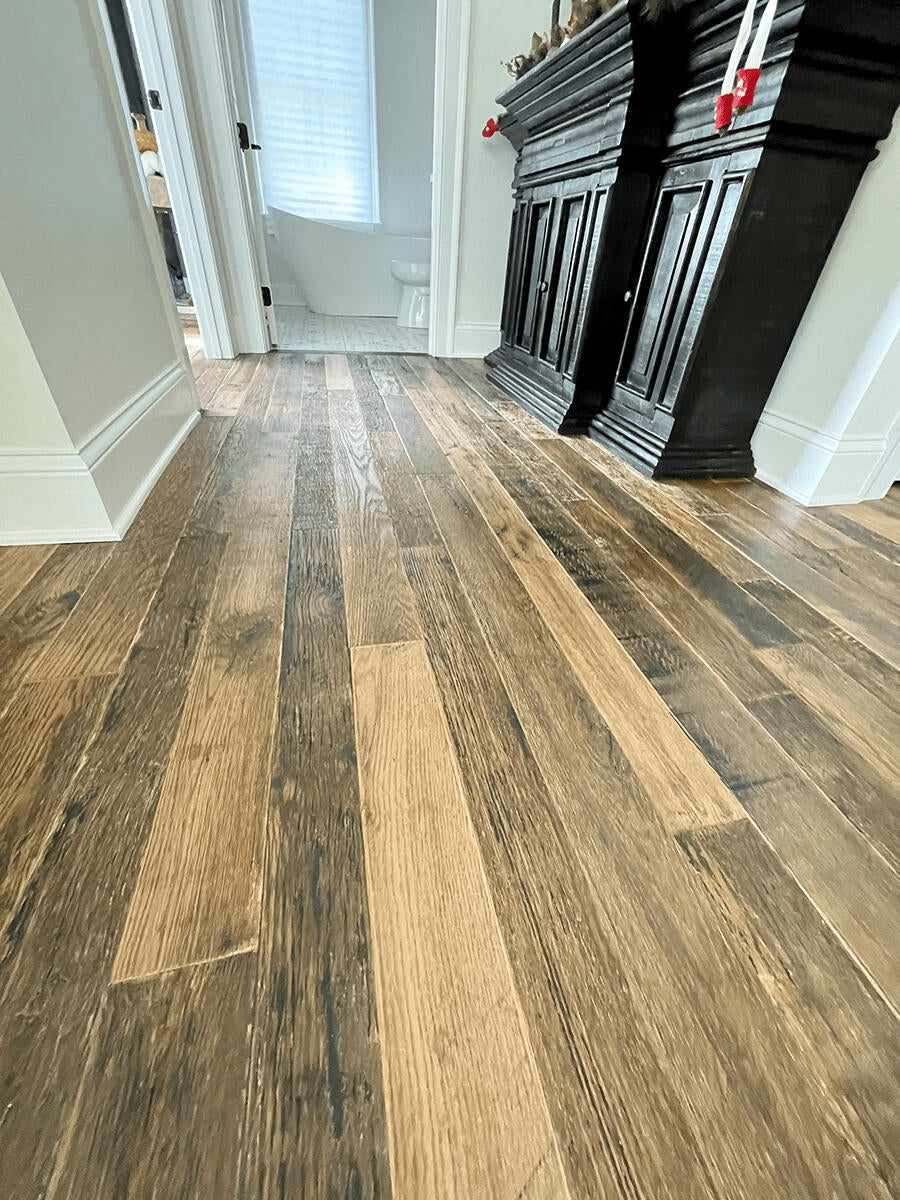 Reclaimed Kentucky Race Horse Fence Plank Engineered Flooring
