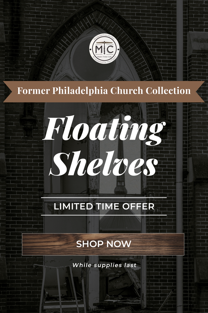 Floating shelves banner