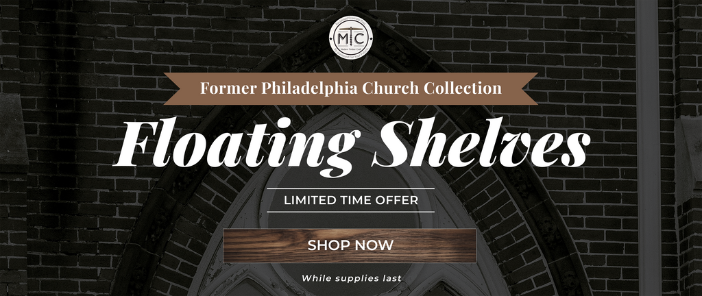 Floating shelves banner