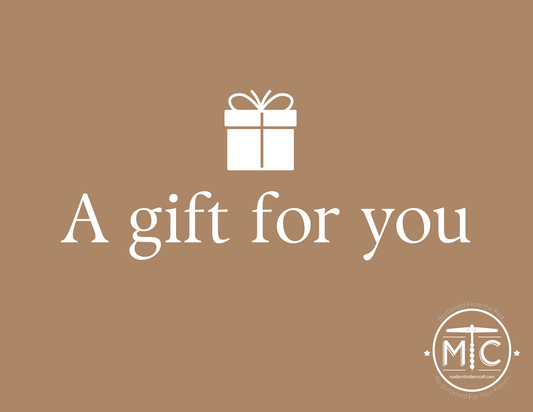 Modern Timber Craft Gift Card product image with logo