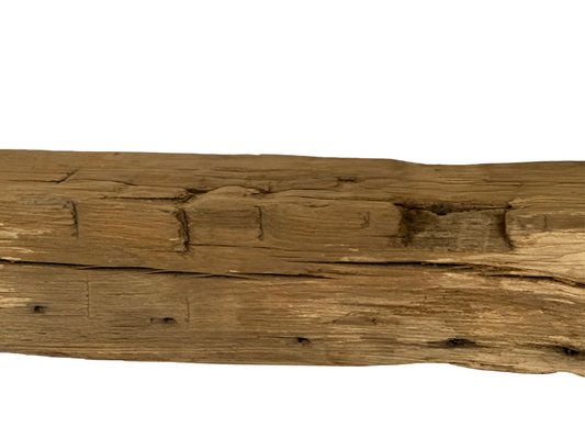 Hand Hewn Beam Fireplace Mantel - 6"H x 6"D x 64"L