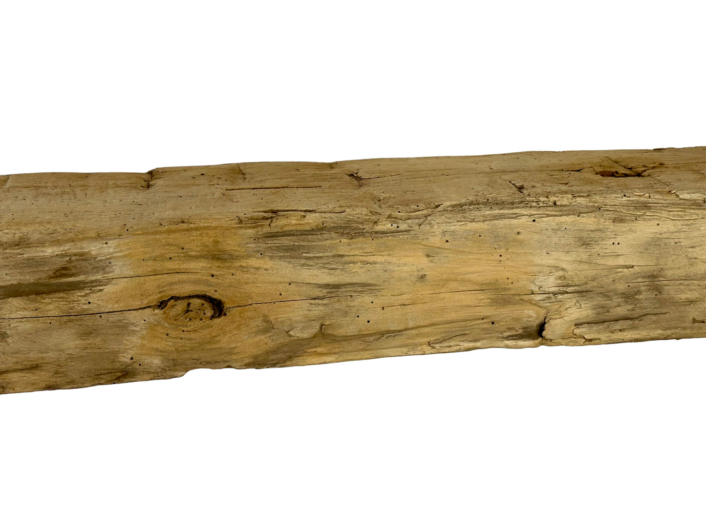 Hand Hewn Beam Fireplace Mantel - 6-1/2"H x 7"D x 75"L