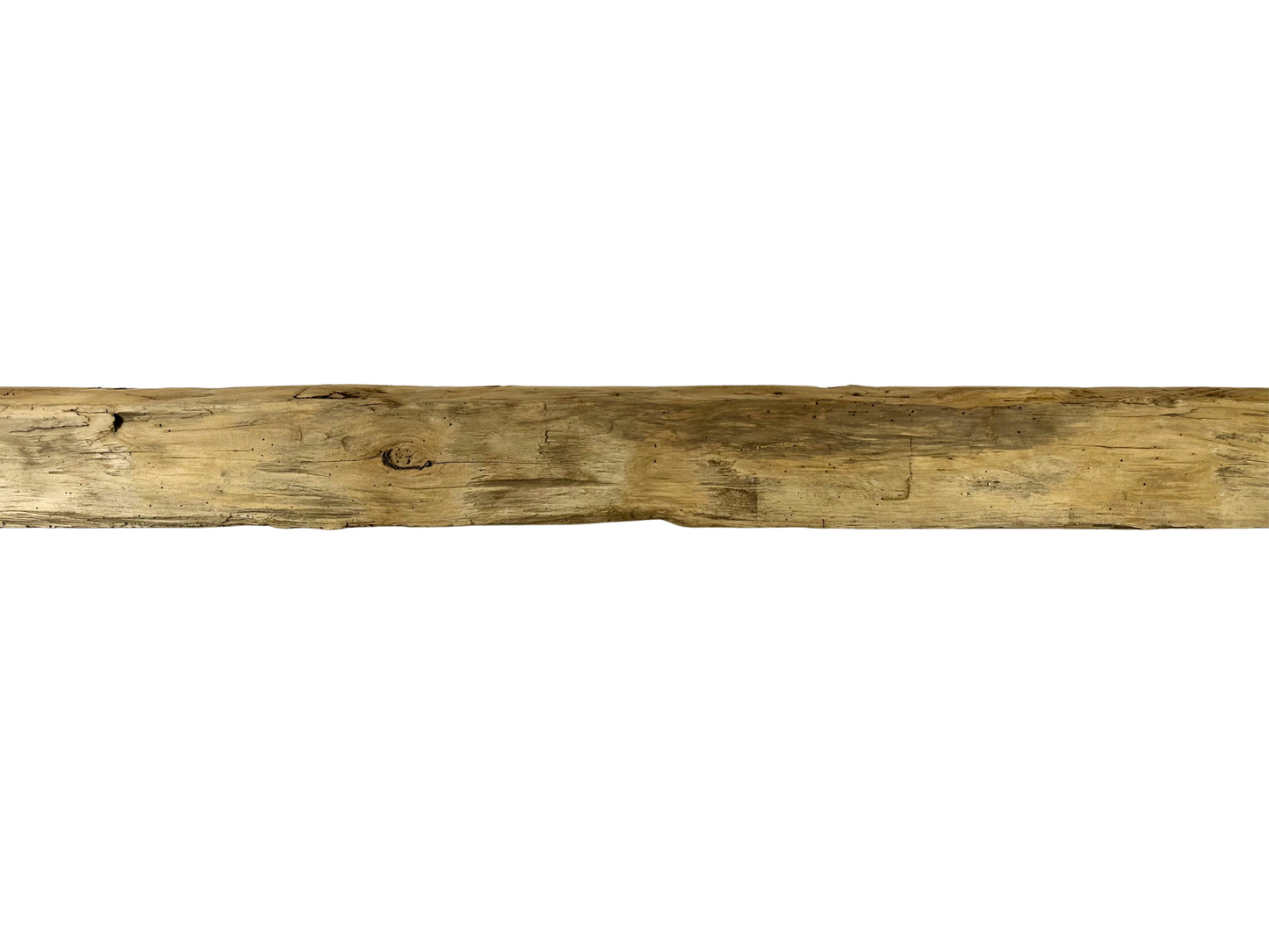 Hand Hewn Beam Fireplace Mantel - 6-1/2"H x 7"D x 75"L