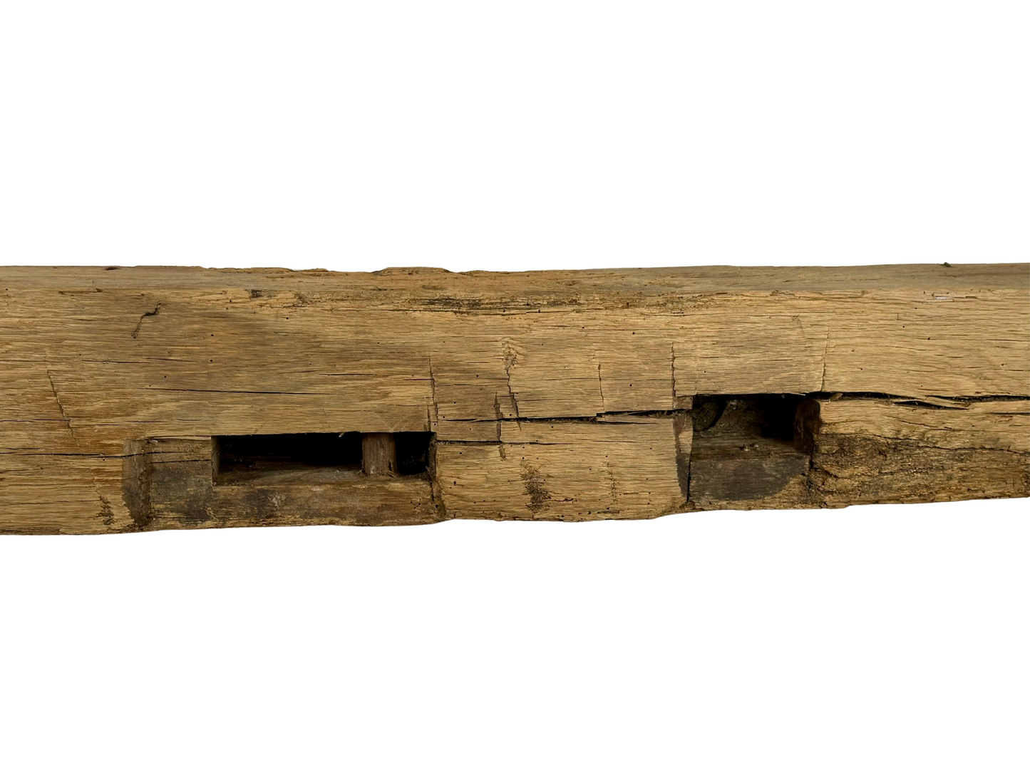 Hand Hewn Beam Fireplace Mantel - 7"H x 7"D x 60"L