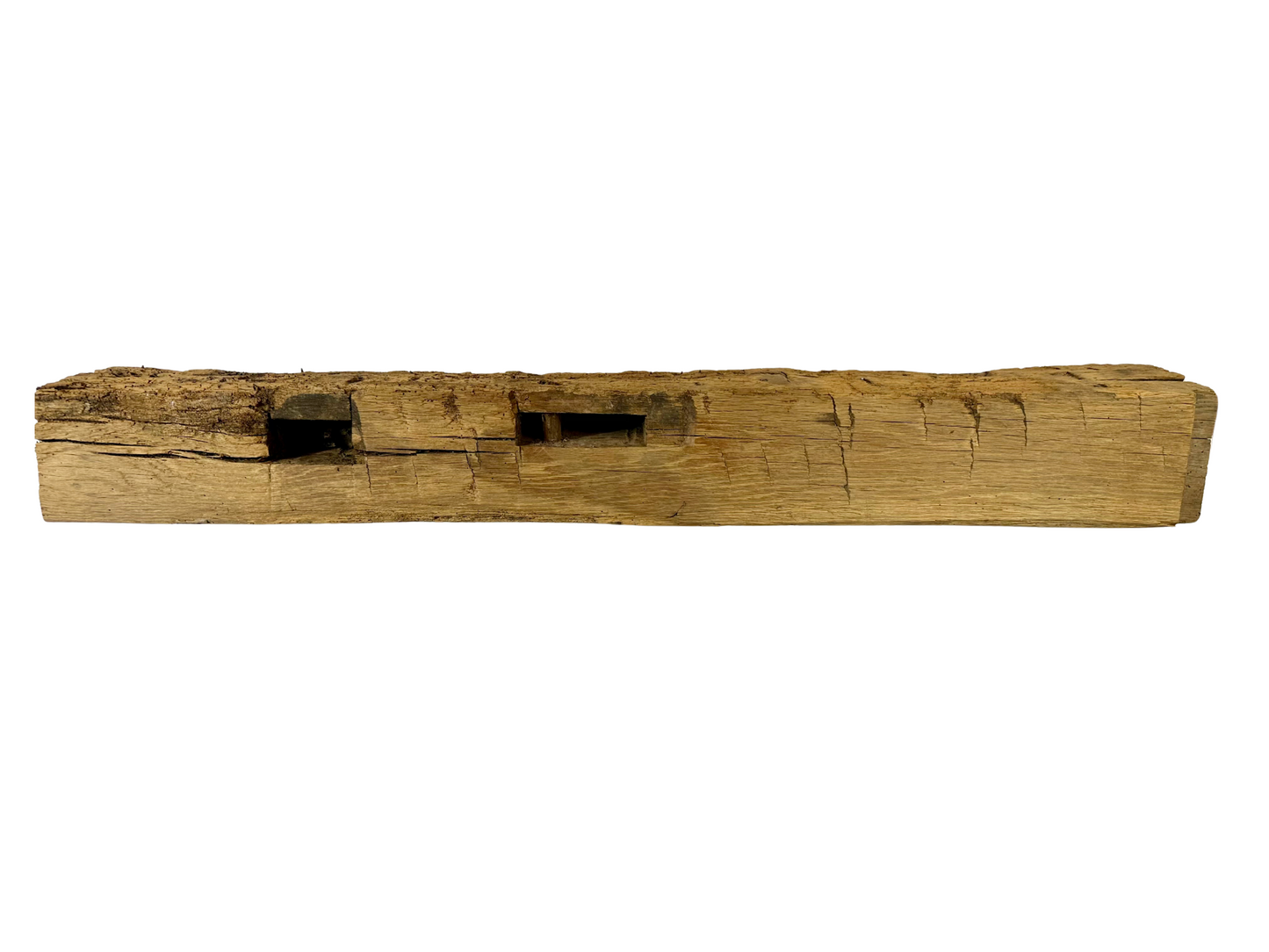 Hand Hewn Beam Fireplace Mantel - 7"H x 7"D x 60"L