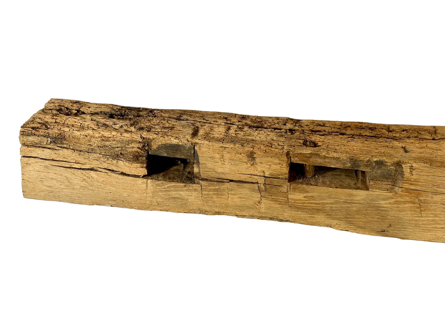 Hand Hewn Beam Fireplace Mantel - 7"H x 7"D x 60"L