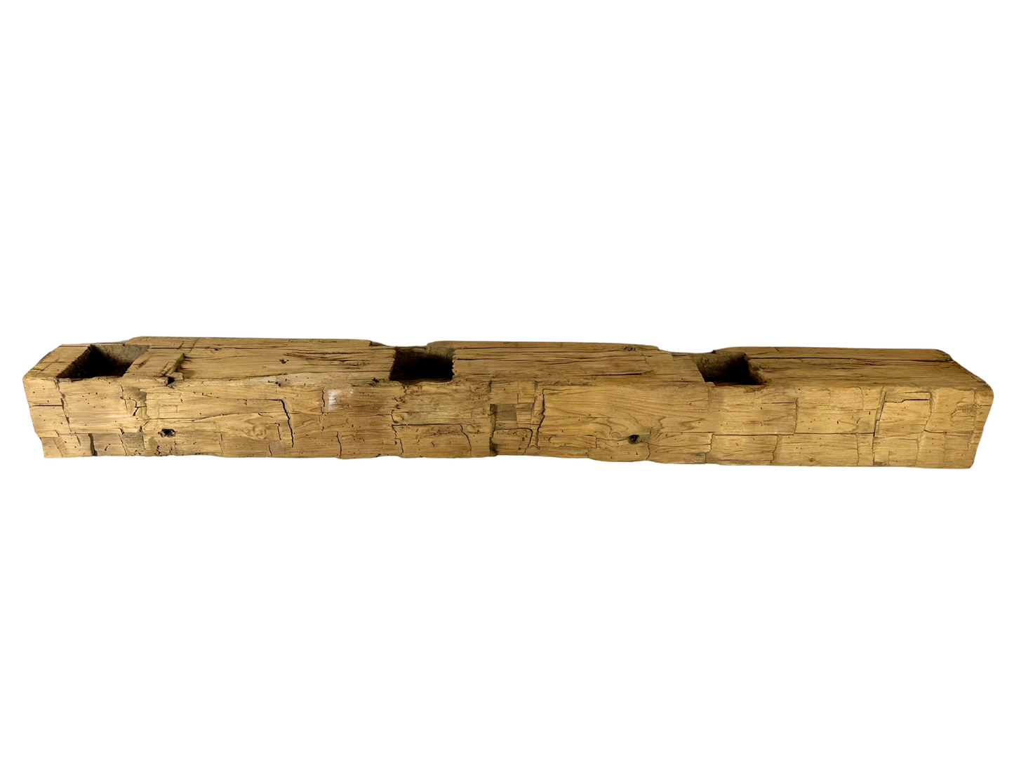 Hand Hewn Beam Fireplace Mantel - 7"H x 7"D x 72"L