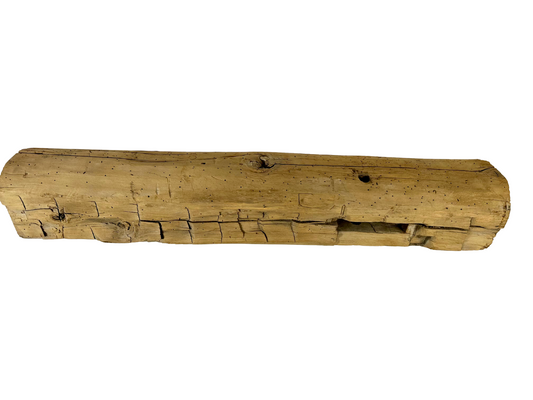 Hand Hewn Beam Fireplace Mantel - 7"H x 5-1/2"D x 43"L