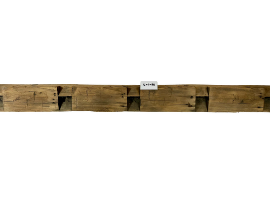 Hand Hewn Beam Fireplace Mantel - 6"H x 6"D x 88"L