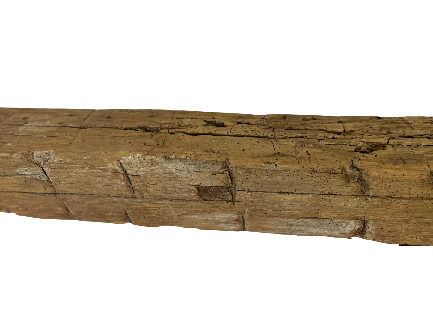 Hand Hewn Beam Fireplace Mantel - 6-1/2"H x 6-1/2"D x 72"L
