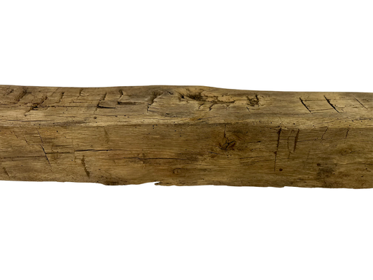 Hand Hewn Beam Fireplace Mantel - 7"H x 6"D x 60"L