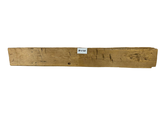 Hand Hewn Beam Fireplace Mantel - 8"H x 6"D x 60"L