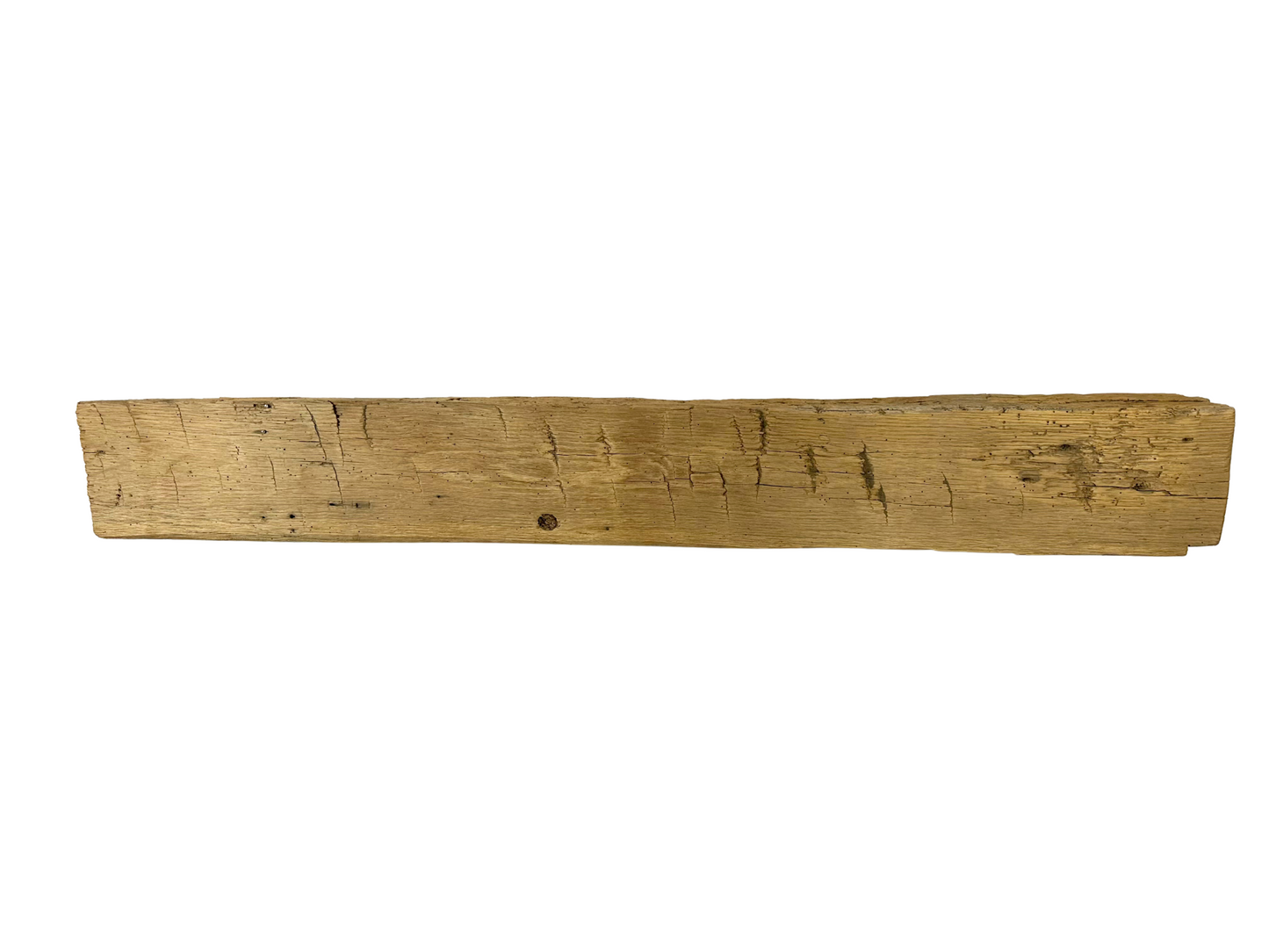 Hand Hewn Beam Fireplace Mantel - 8"H x 6"D x 60"L