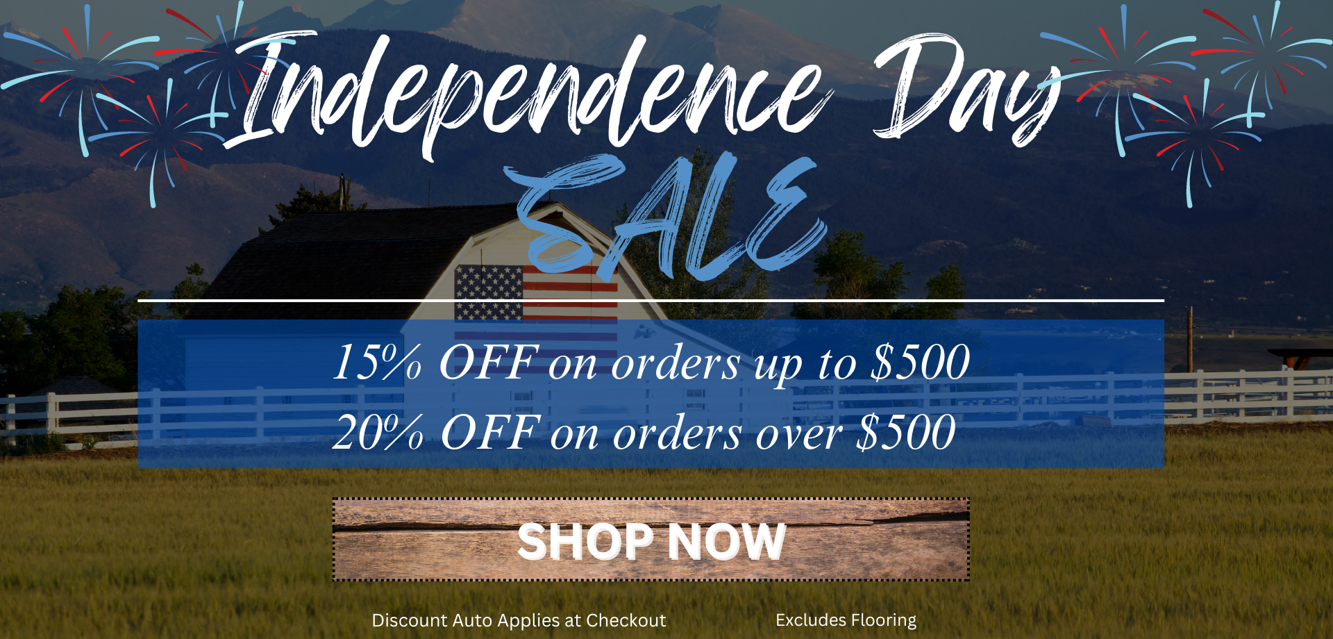 Independence Day Sale banner