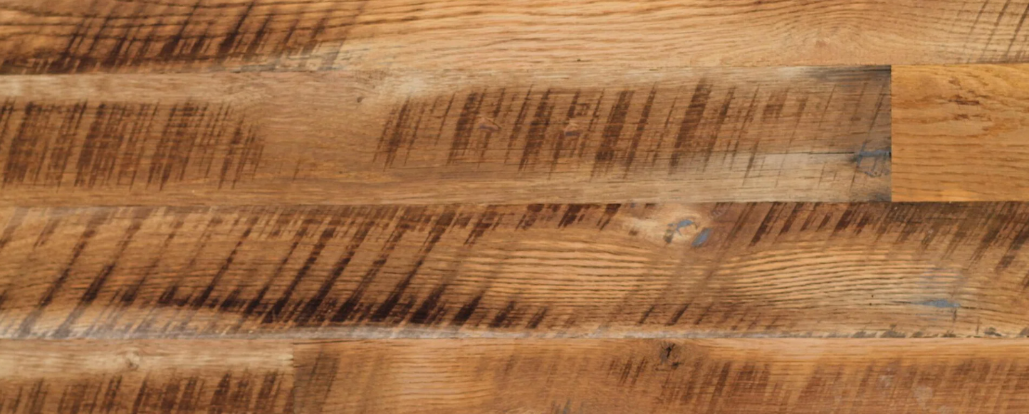 Mixed Species Brown Skip-Planed Barnwood Paneling | Reclaimed Wood Wall Planks