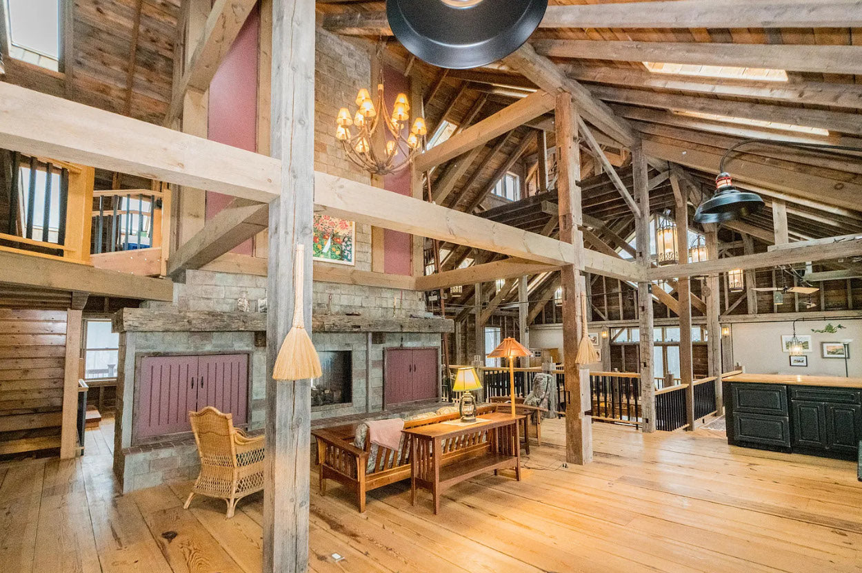 Timber Frame Home Interior