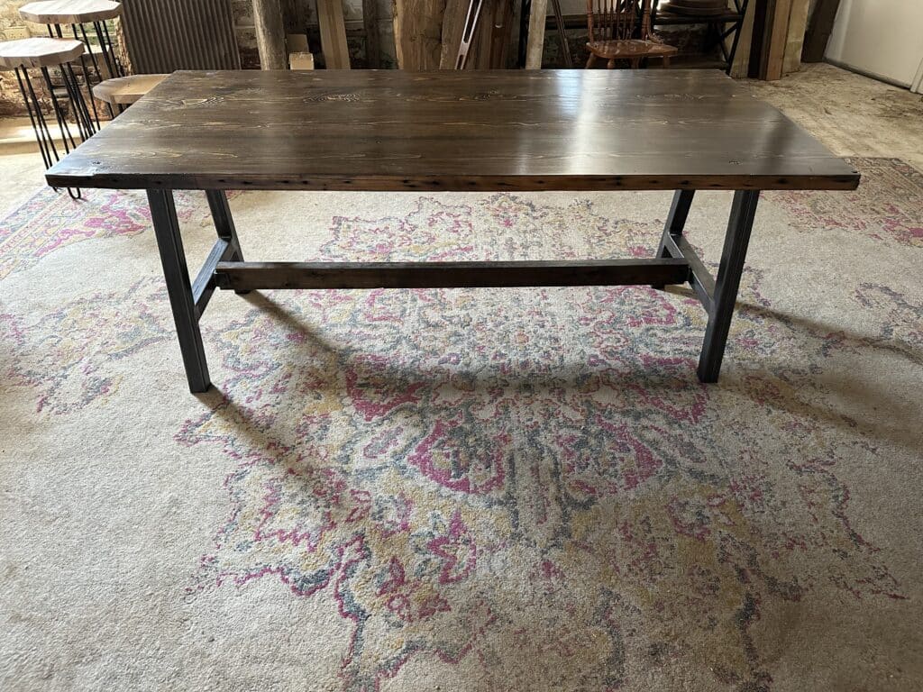 Reclaimed wood table