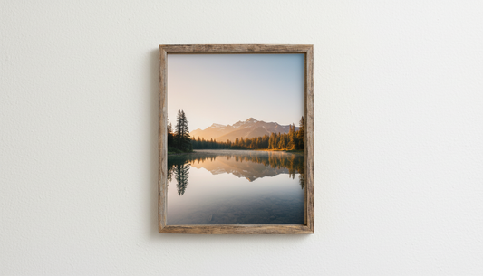 11x14 Deep Inset Reclaimed Wood Photo Frame