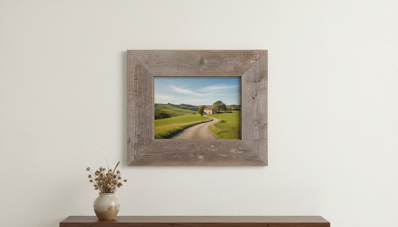 11x14 Wide Frame Reclaimed Wood Photo Frame