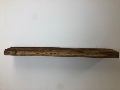 54" Reclaimed Barn Wood Fireplace Mantel Shelf - 3x8