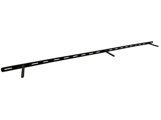 54" Heavy Duty Floating Shelf Bracket Hardware - 4" Rod Supports - 1" High