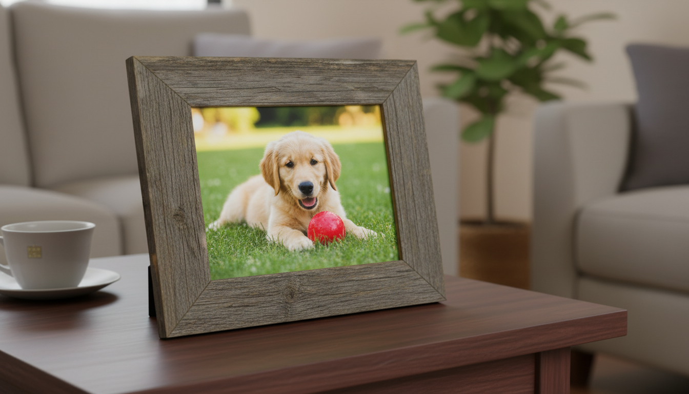 5x7 Standard Reclaimed Wood Photo Frame