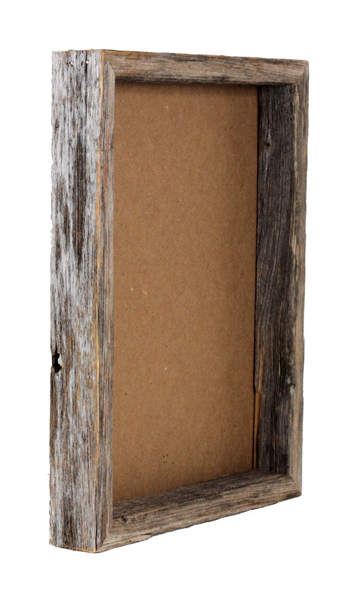 8x10 Deep Inset Reclaimed Wood Photo Frame