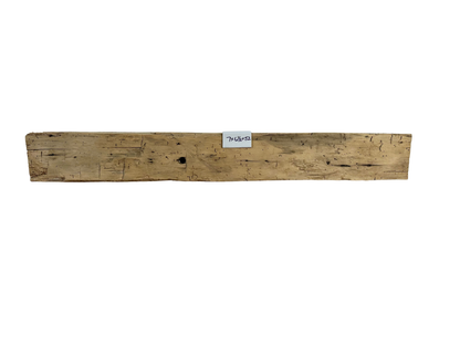 Hand Hewn Beam Fireplace Mantel - 6-1/2"H x 7"D x 52"L