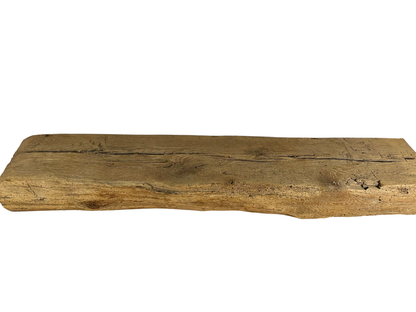 Hand Hewn Beam Fireplace Mantel - 7"H x 9"D x 54"L