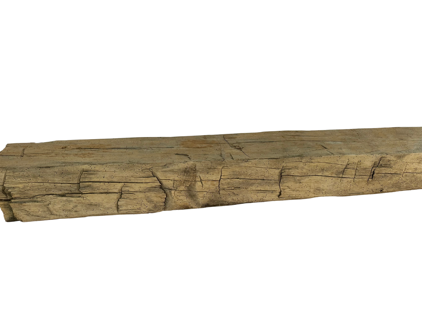 Hand Hewn Beam Fireplace Mantel - 6"H x 6"D x 60"L