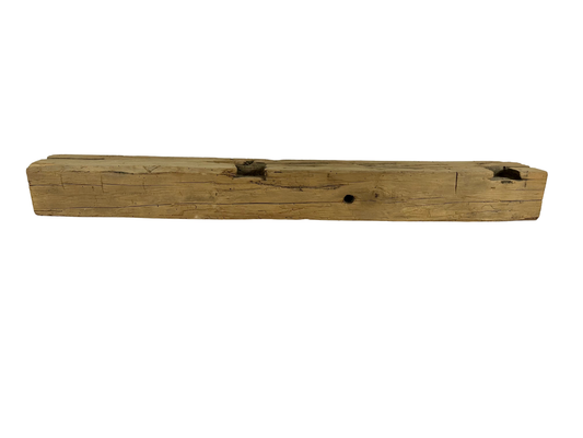 Hand Hewn Beam Fireplace Mantel - 6"H x 7"D x 60"L