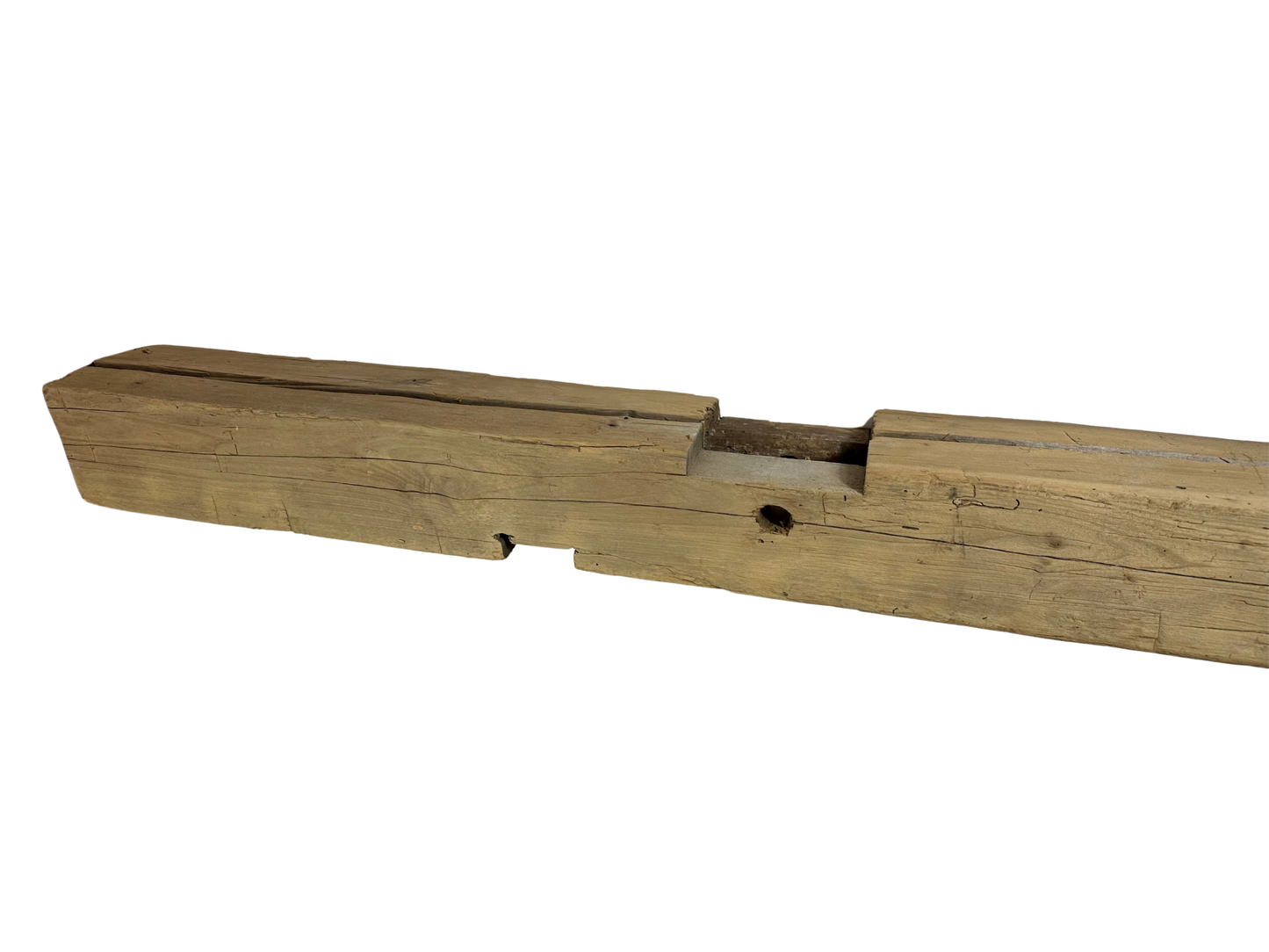 Hand Hewn Beam Fireplace Mantel - 6-1/2"H x 7"D x 68"L