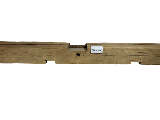 Hand Hewn Beam Fireplace Mantel - 6-1/2"H x 7"D x 68"L