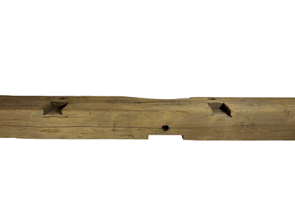 Hand Hewn Beam Fireplace Mantel - 6-1/2"H x 7"D x 68"L
