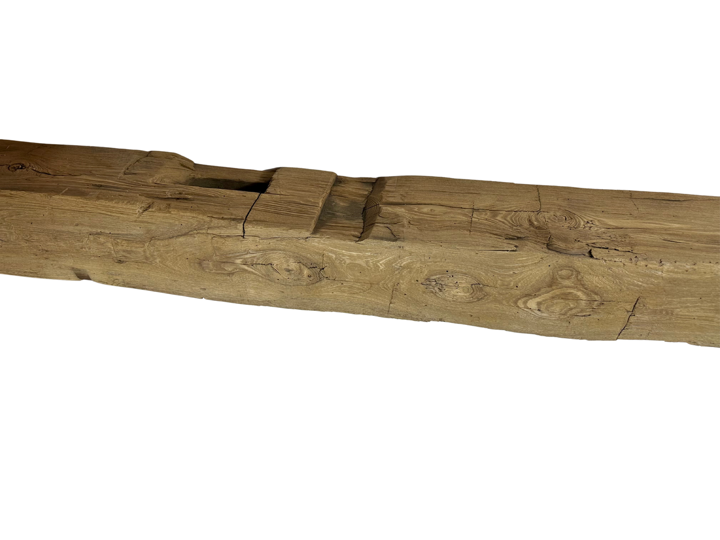 Hand Hewn Beam Fireplace Mantel - 6"H x 6"D x 84"L