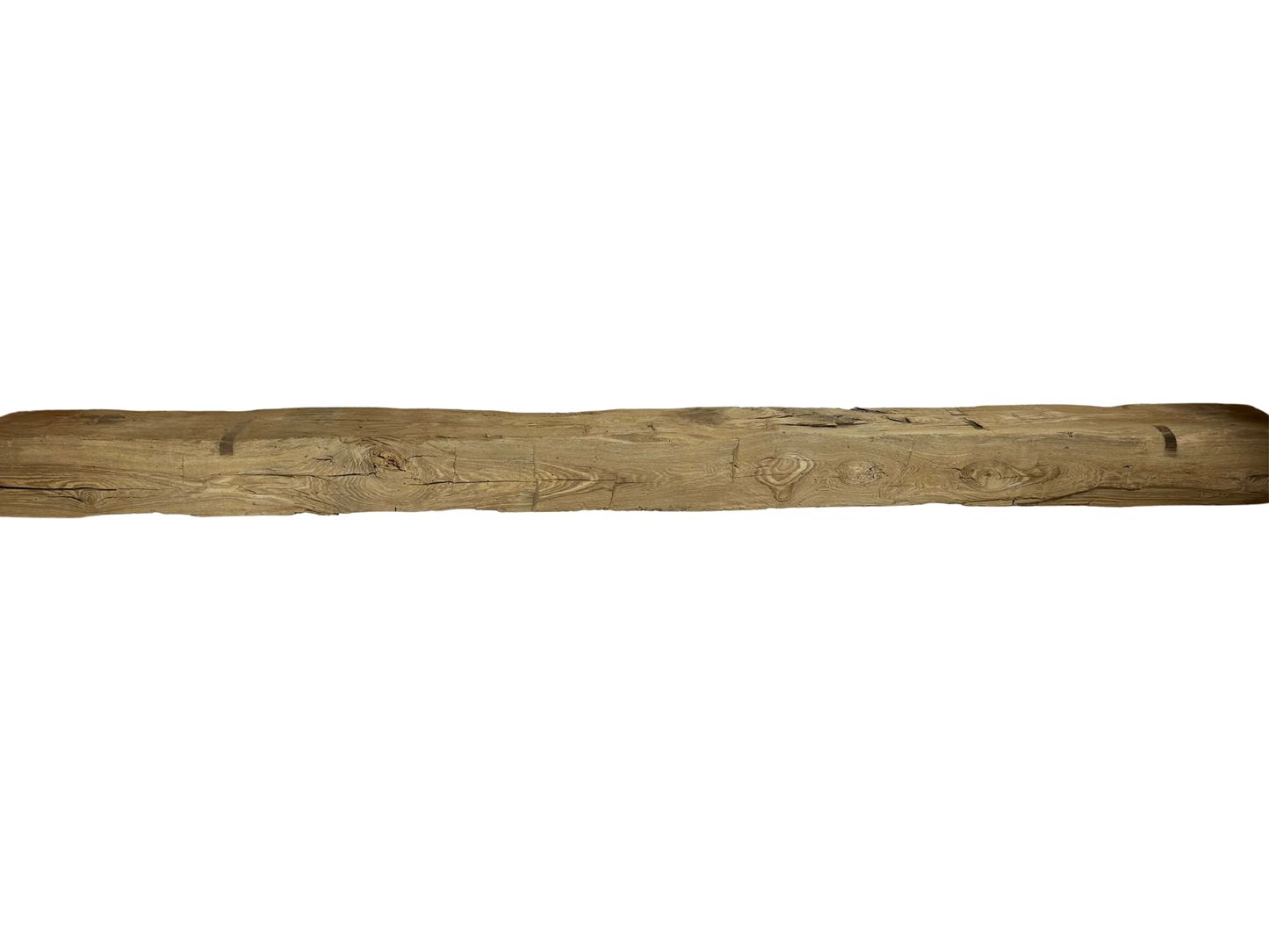 Hand Hewn Beam Fireplace Mantel - 6"H x 6"D x 84"L