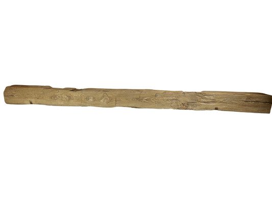 Hand Hewn Beam Fireplace Mantel - 6"H x 6"D x 84"L
