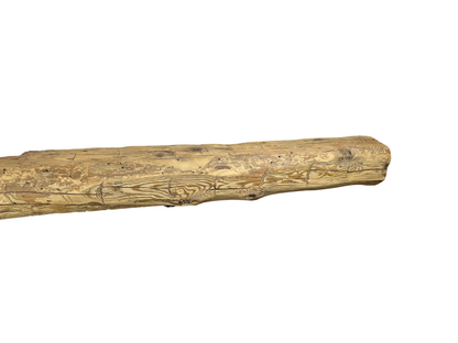 Hand Hewn Beam Fireplace Mantel - 7"H x 6"D x 84"L