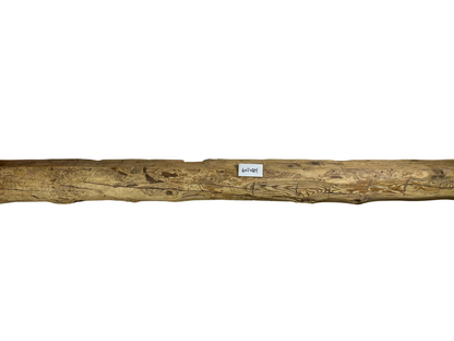 Hand Hewn Beam Fireplace Mantel - 7"H x 6"D x 84"L