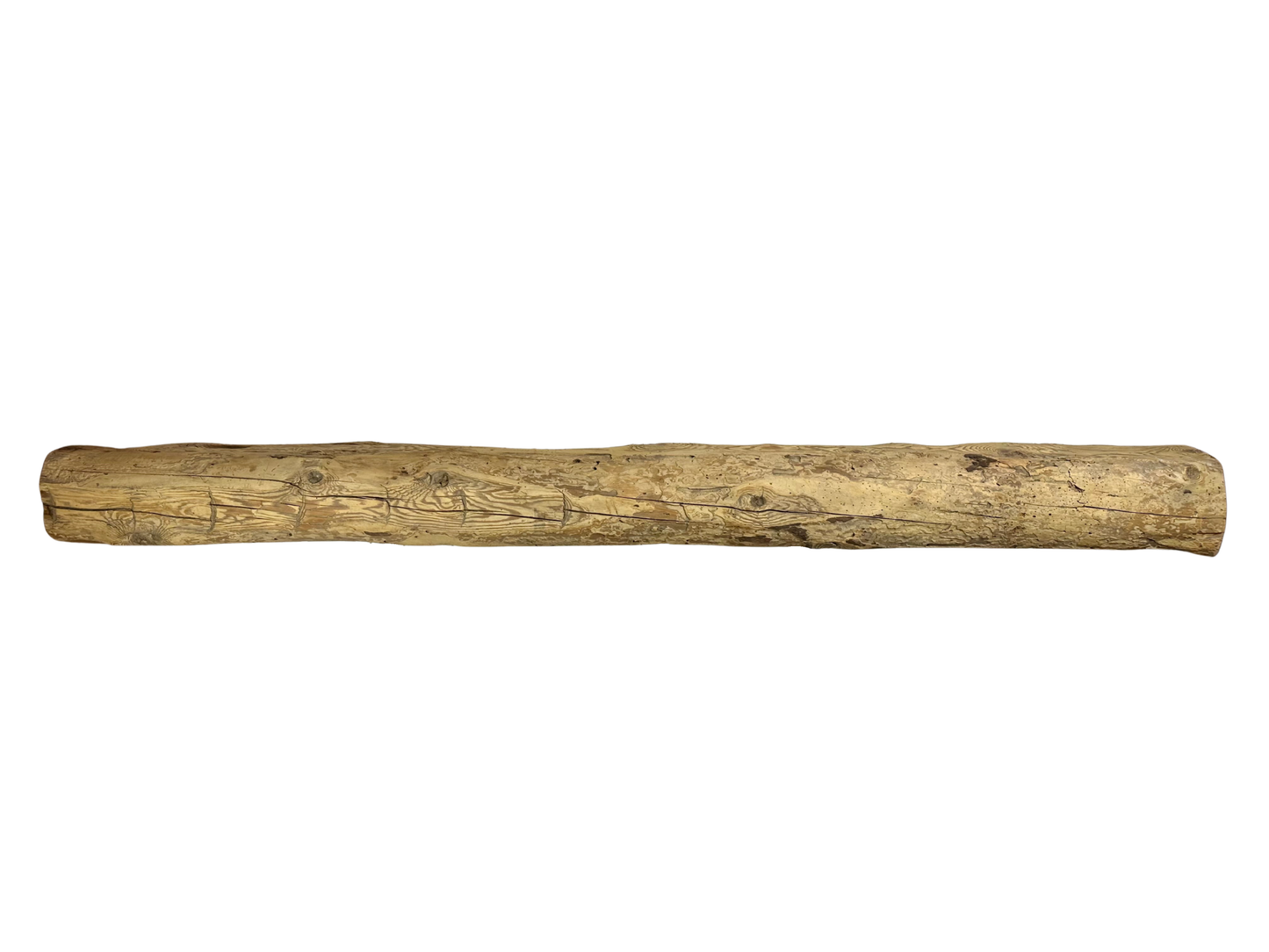 Hand Hewn Beam Fireplace Mantel - 7"H x 6"D x 84"L