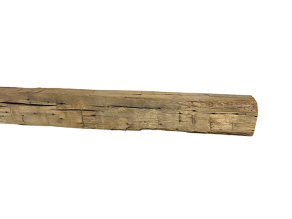 Hand Hewn Beam Fireplace Mantel - 6"H x 5"D x 72"L