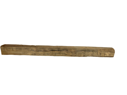 Hand Hewn Beam Fireplace Mantel - 6"H x 5"D x 72"L