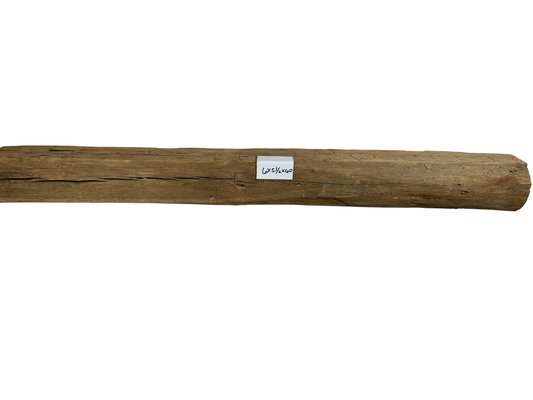 Hand Hewn Beam Fireplace Mantel - 5 1/2"H x 6"D x 60"L