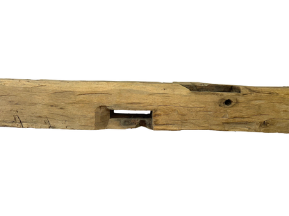 Hand Hewn Beam Fireplace Mantel - 7"H x 7"D x 58"L