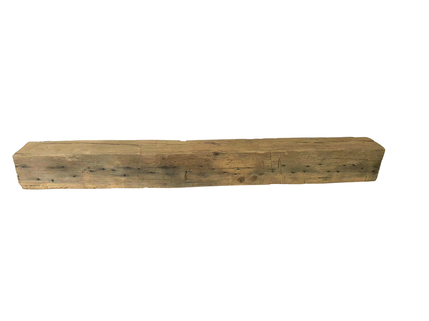 Hand Hewn Beam Fireplace Mantel - 5-1/2H x 6D x 54