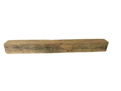 Hand Hewn Beam Fireplace Mantel - 5-1/2H x 6D x 54